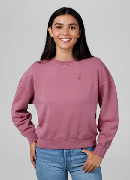 WASHED PIT BULL &quot;MANZANITA&quot; women&#39;s sweatshirt - pink