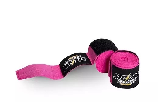 Boxing bandage StormCloud HW 1.0 2.5m - pink