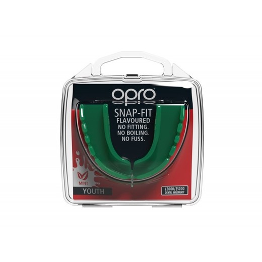 Ochraniacz na zęby Opro Snap Fit - miętowy