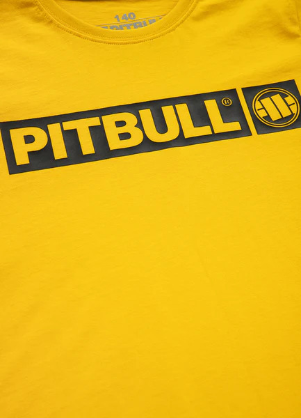 Children&#39;s T-Shirt PIT BULL Kids &quot;HILLTOP&quot; - yellow