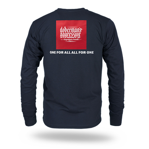 Longsleeve Dobermans Aggressive "One for All" LS372 - granatowy