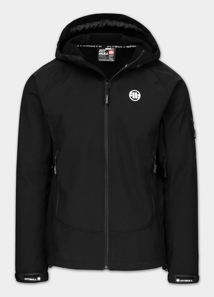 PIT BULL "Rockfish II" Hooded Softshell Jacket - Black