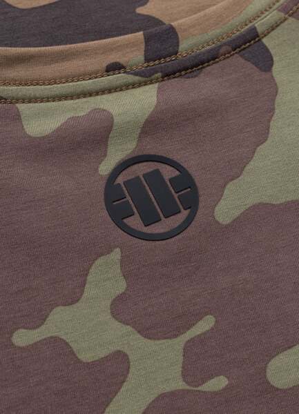 Koszulka PIT BULL slim fit "Classic Boxing" - woodland camo