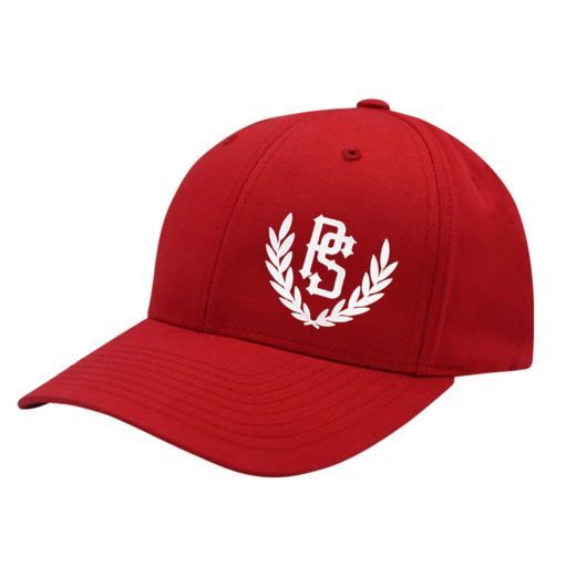 Pretorian "PS 3D White" Cap - Red