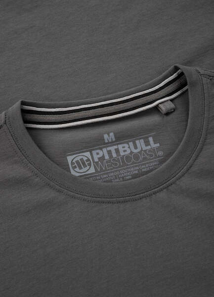 Koszulka PIT BULL "Small Logo 170"  - grafitowa
