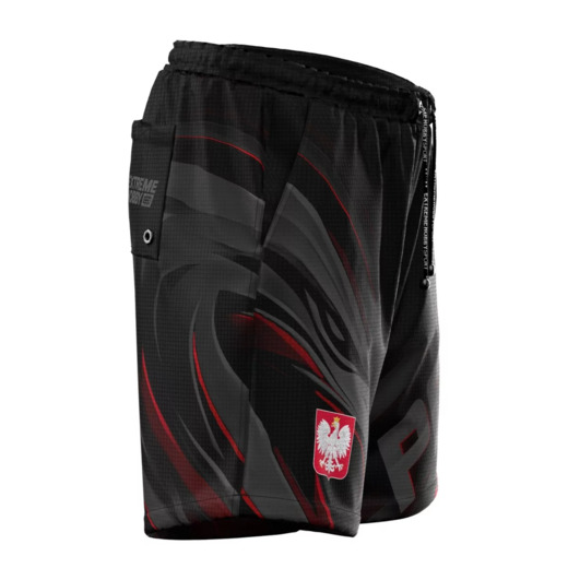 Szorty sportowe Extreme Hobby | POLSKA ULTIMATE - czarny