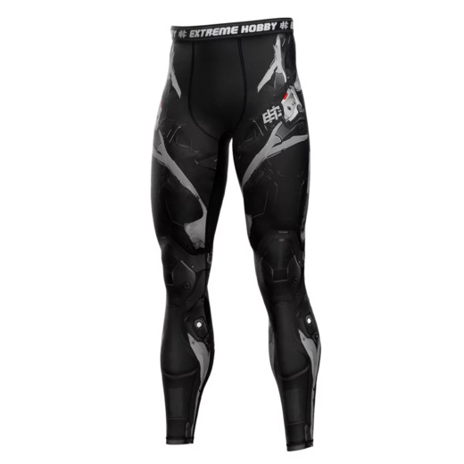 Legginsy męskie Extreme Hobby | IRON FORCE - biały