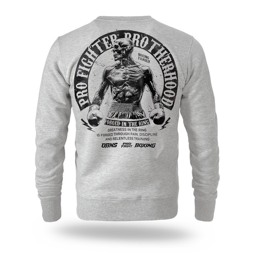Bluza Dobermans Aggressive "PRO FIGHTER BC414" - szara