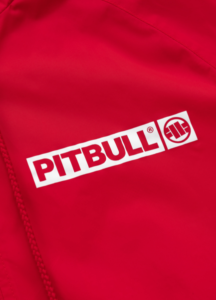 Kurtka wiosenna PIT BULL "Athletic Logo" '23 - czerwona