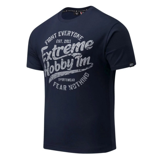 Koszulka T-shirt Extreme Hobby "WHEEL" - granatowa