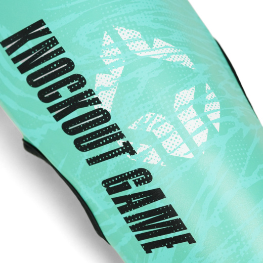 Ground Game "Prime Green" Lightweight Shin Guards for Kids