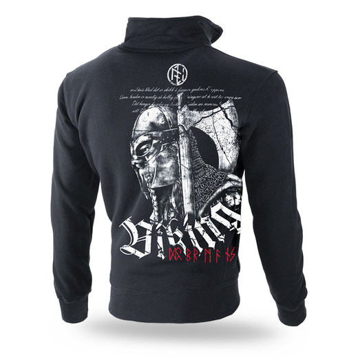 Dobermans Aggressive zip-up sweatshirt "VIKING BCZ126" - black