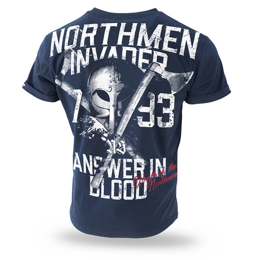 Koszulka T-shirt Dobermans Aggressive " Northmen TS202" - granatowy