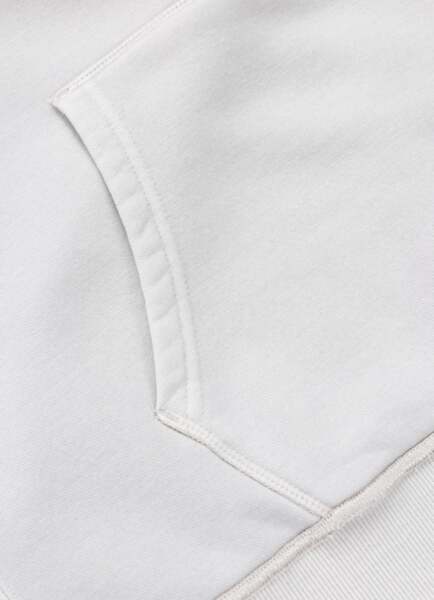 Bluza męska z kapturem washed PIT BULL "CHAMPION BLOODLINE" - biały