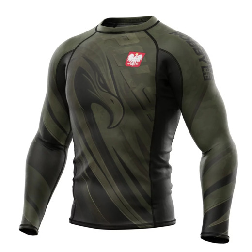 Longsleeve rashguard męski Extreme Hobby | POLSKA ULTIMATE - khaki