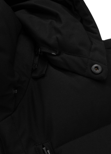 PIT BULL &quot;Patton&quot; Men&#39;s Hooded Vest - Black