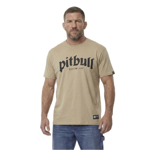 Koszulka PIT BULL O'SIDE - piaskowy