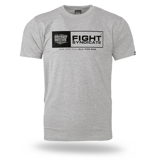 Koszulka T-shirt Dobermans Aggressive "FIGHT SYNDICATE TS420" - szara