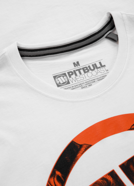 PIT BULL &quot;Orange dog&quot; T-shirt - white