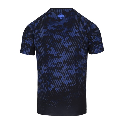 Rashguard PIT BULL "HEX CAMO HILLTOP" - niebieski