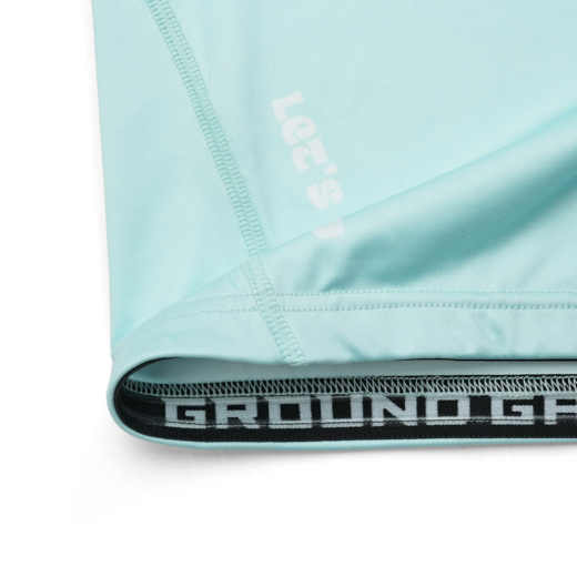 Rashguard damski Ground Game "Athletic Mint"  krótki rękaw