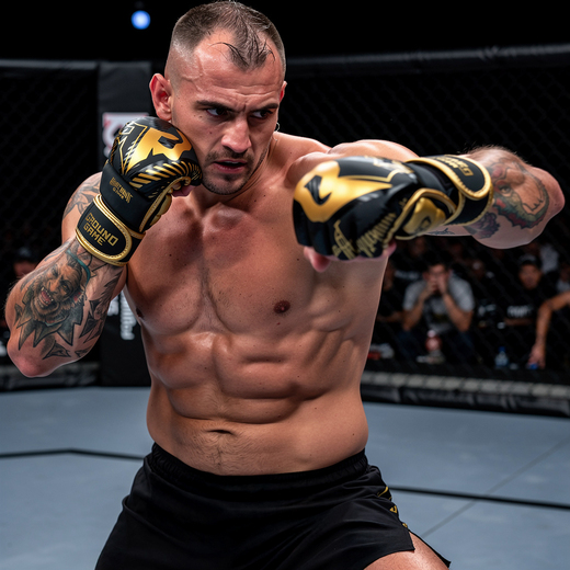 Ground Game MMA "Bling" sparring gloves