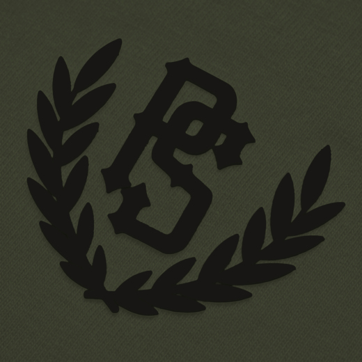Koszulka Pretorian Ringer "PS" 3D - oliwkowa