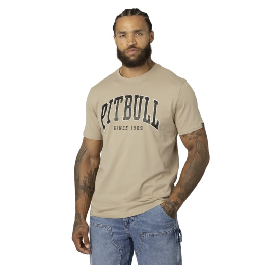PIT BULL "NORTON" T-shirt - sand