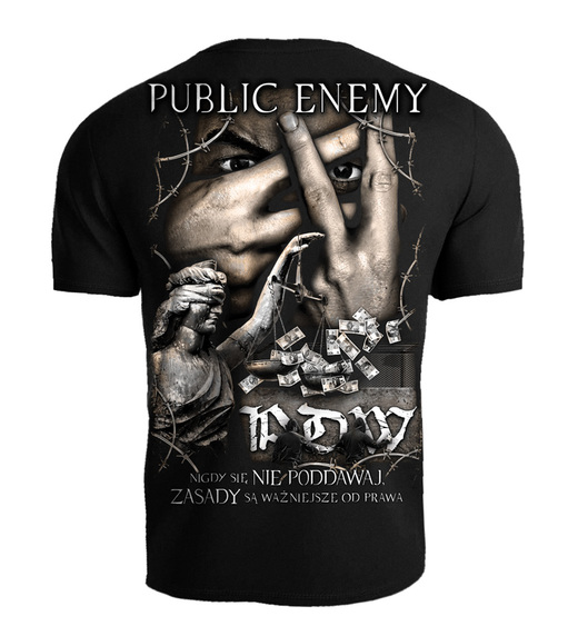Koszulka T-shirt "Zasady są ważniejsze od prawa" odzież uliczna