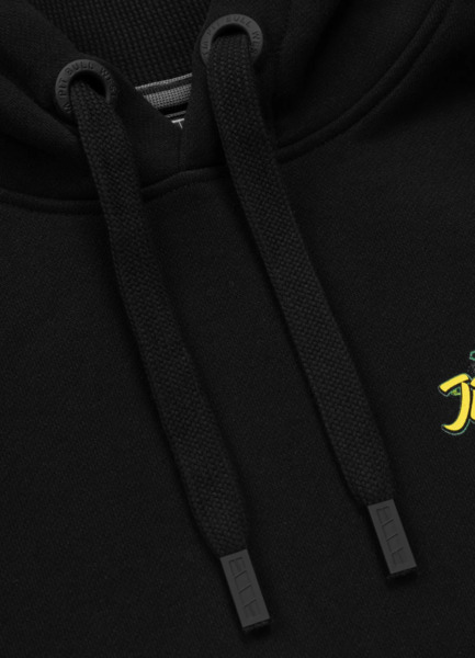 Bluza męska z kapturem PIT BULL "BJJ FIGHT DVSN" - czarny