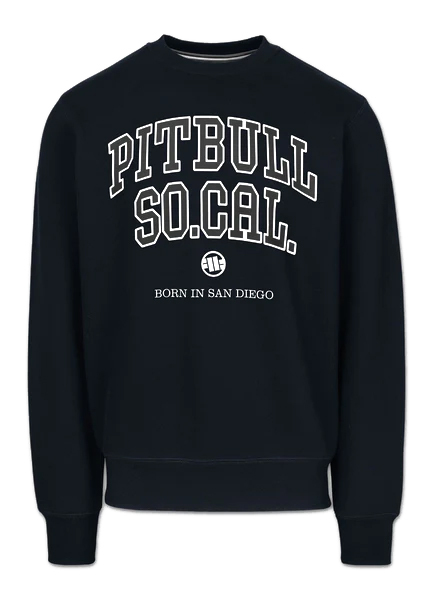 PIT BULL "SO CAL" men's sweatshirt - navy blue
