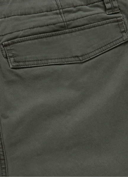 Szorty męskie PIT BULL Chino "GRAVES" - oliwkowy