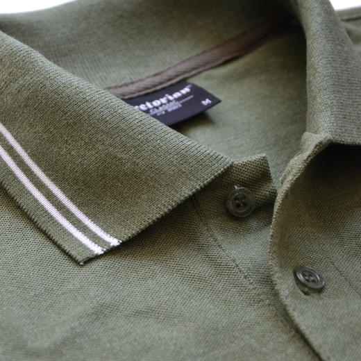 Pretorian &quot;Logo&quot; polo shirt inserts - khaki