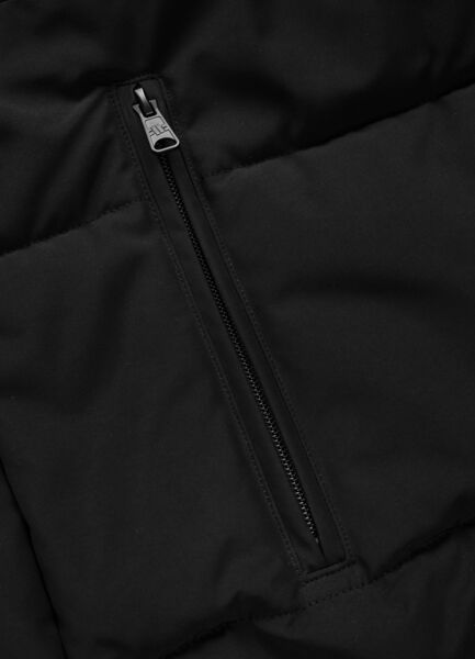 PIT BULL "Patton" Quilted Hooded Vest - Black