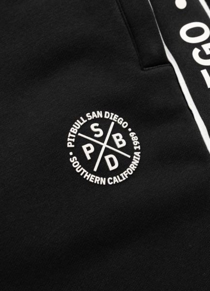 Spodnie dresowe PIT BULL "NEXUS" - czarny