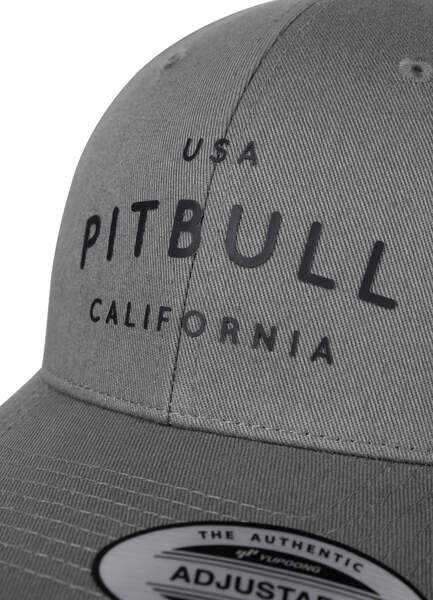 PIT BULL "USA CAL" Snapback Cap - Graphite
