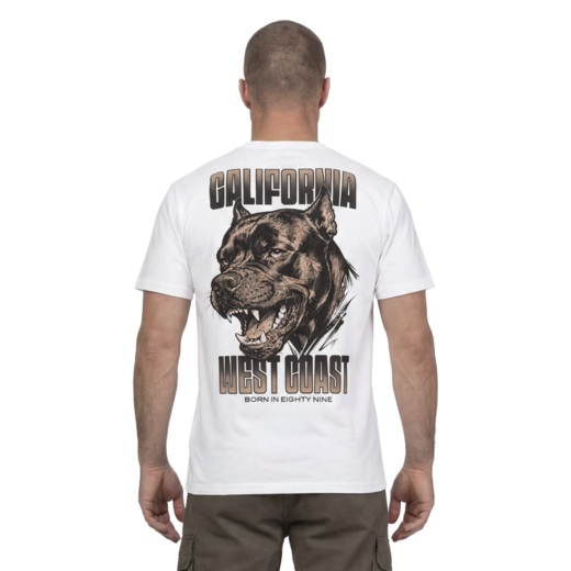 PIT BULL "BEST COAST" Men's T-Shirt - White