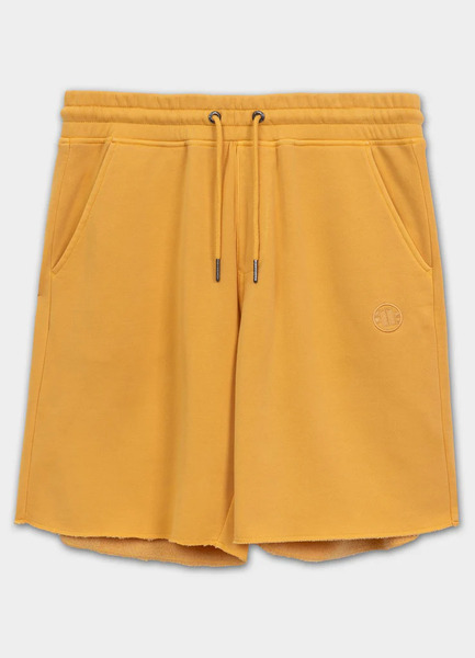 Szorty dresowe męskie WASHED PIT BULL "LANCASTER II" - bordowy