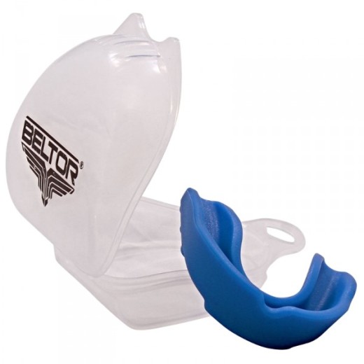 Mouthguard Beltor "Two" single - blue
