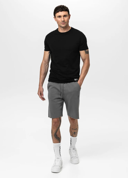 WASHED PIT BULL "LANCASTER II" Men's Sweat Shorts - Gray