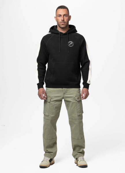 Bluza męska z kapturem PIT BULL "SAN DIEGO CA" - czarny