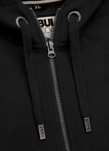 Bluza rozpinana z kapturem PIT BULL "Small Logo" 21 - czarna