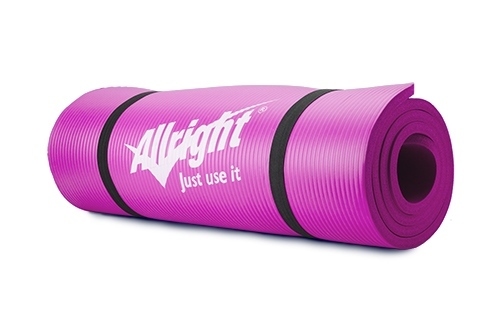 Exercise mat Allright 180x 60x1.5 cm NBR - pink