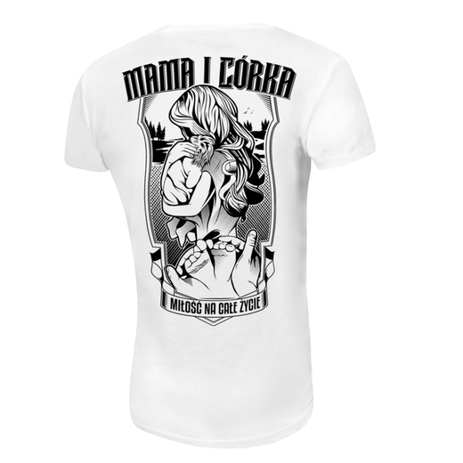 Women's T-shirt "Mama i Daughter" - white