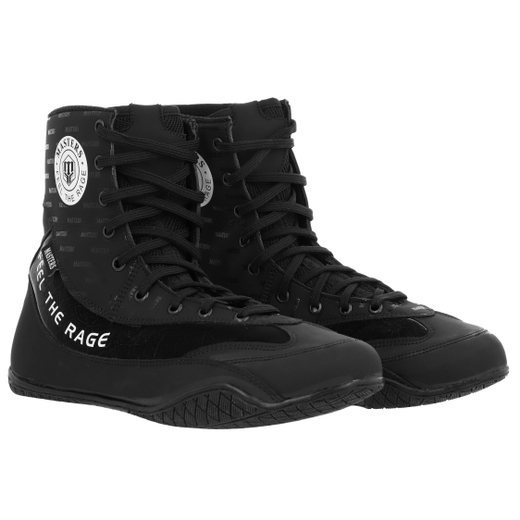 MASTERS "BLACK&amp;BLACK" BB-MASTERS-1 Boxing Shoes 