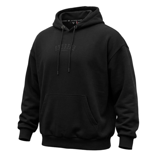 Extreme Hobby "TITLE" Men's Oversized Hoodie - Black