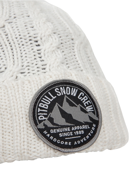 Women&#39;s winter hat PIT BULL &quot;Snow Crew&quot; - white