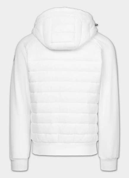 Kurtka hybrydowa przejściowa z kapturem PIT BULL "PALOMAR" - biały