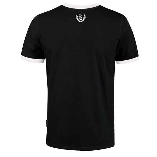 Pretorian Ringer "Back to classic" T-shirt - black