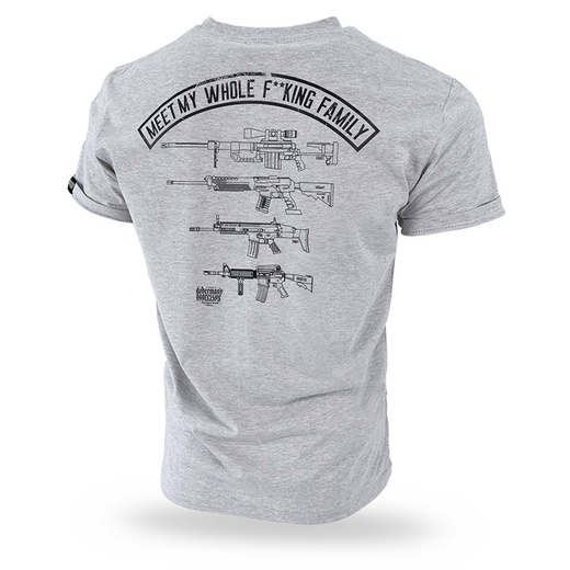 Koszulka T-shirt Dobermans Aggressive "Fucking Family TS306E" - szara